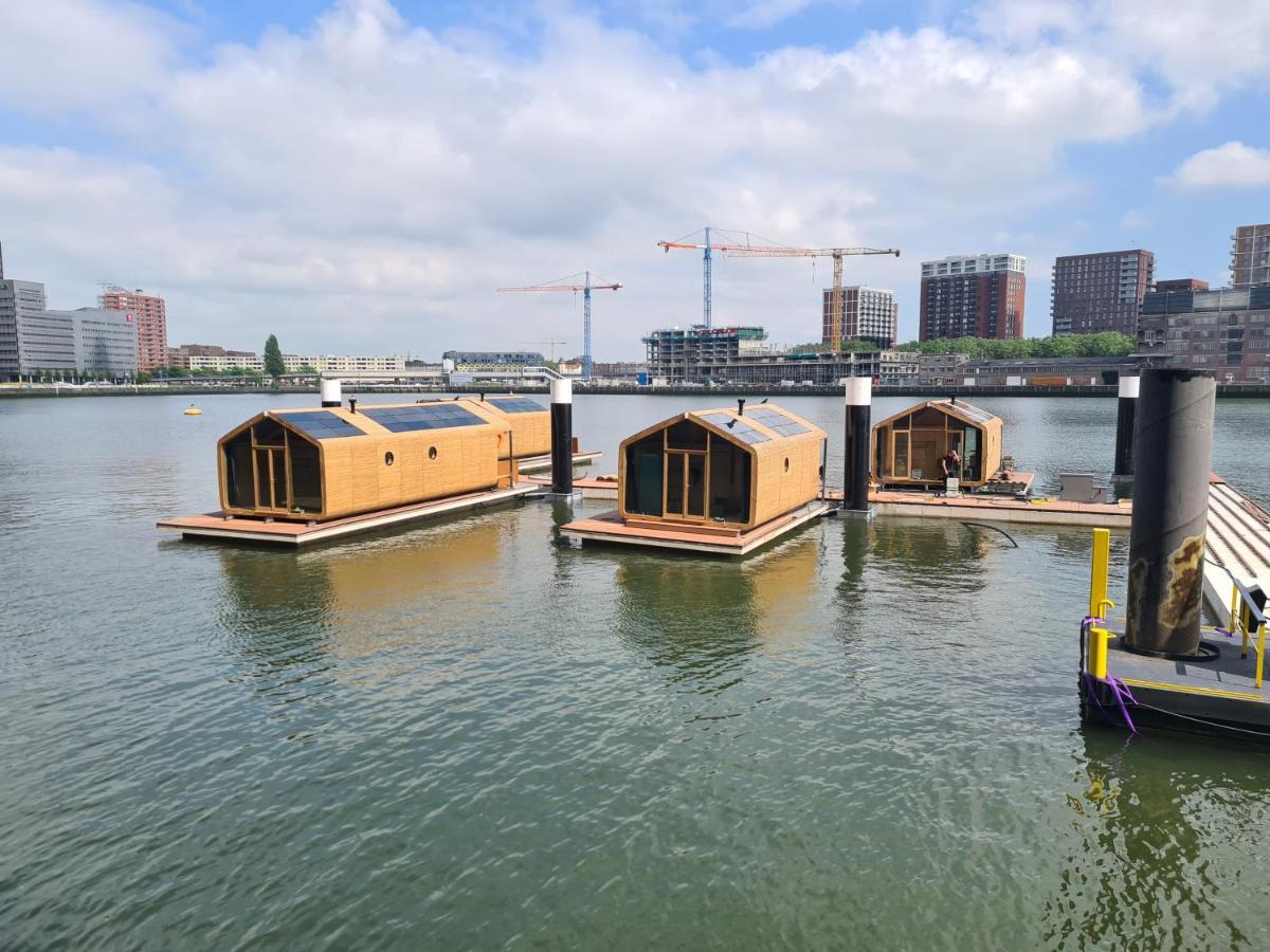 Wikkelboat Nr1 At Floating Rotterdam Rijnhaven别墅 外观 照片