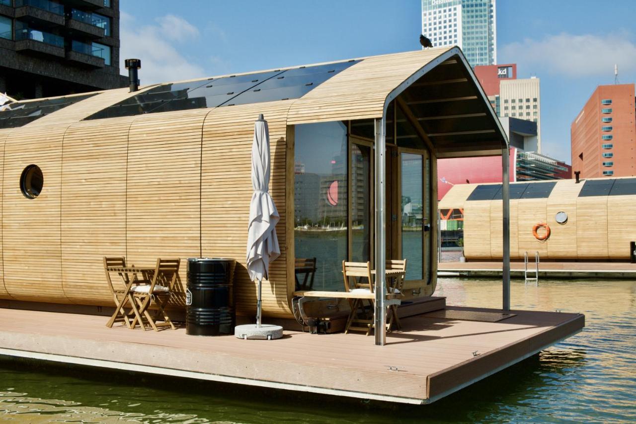 Wikkelboat Nr1 At Floating Rotterdam Rijnhaven别墅 外观 照片